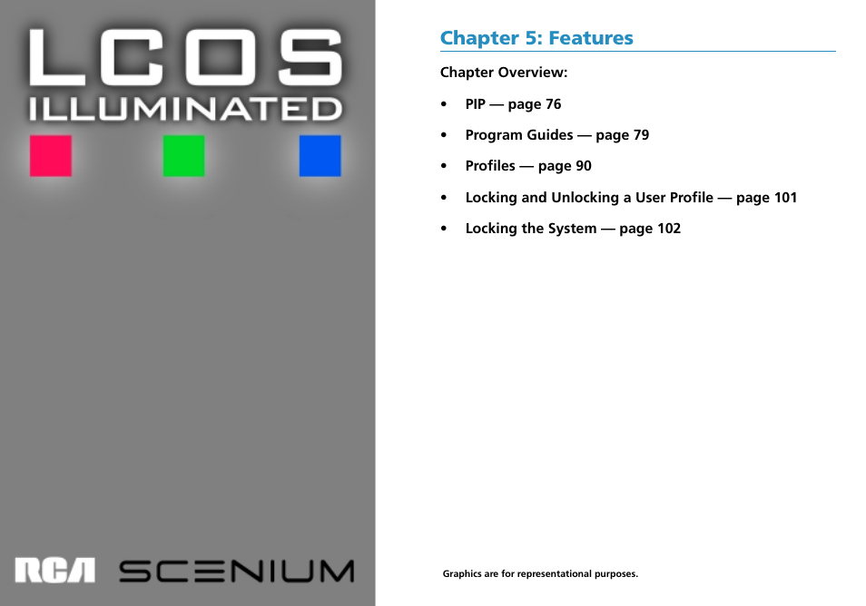 Chapter 5: features | RCA Scenium L50000 User Manual | Page 79 / 178