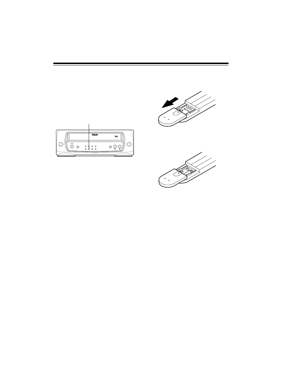 Installing the remote control’s batteries, Dew protection system | RCA 40 User Manual | Page 12 / 24