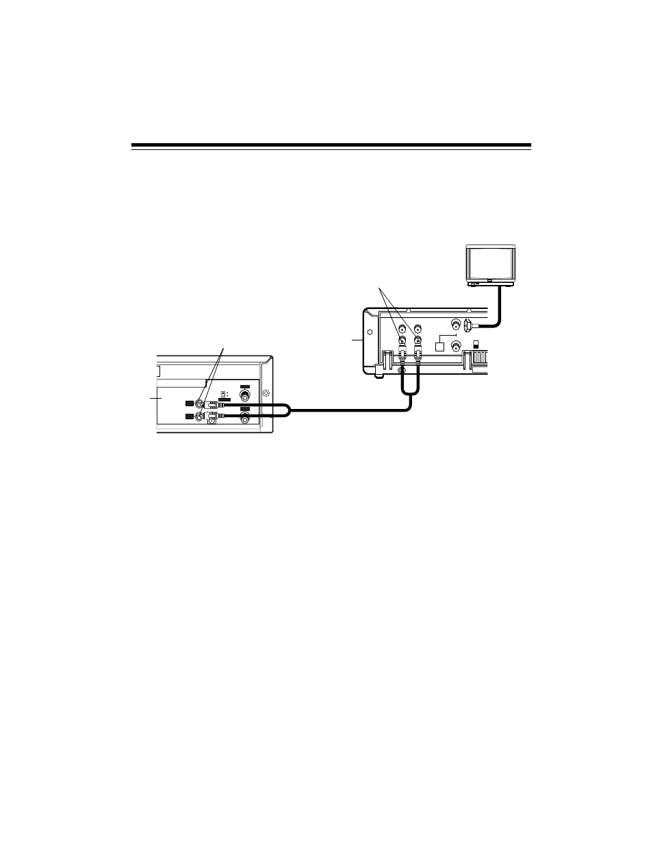 Connecting a vcr, Terminal. see “connecting a standard tv” on page 7 | RCA 40 User Manual | Page 9 / 24