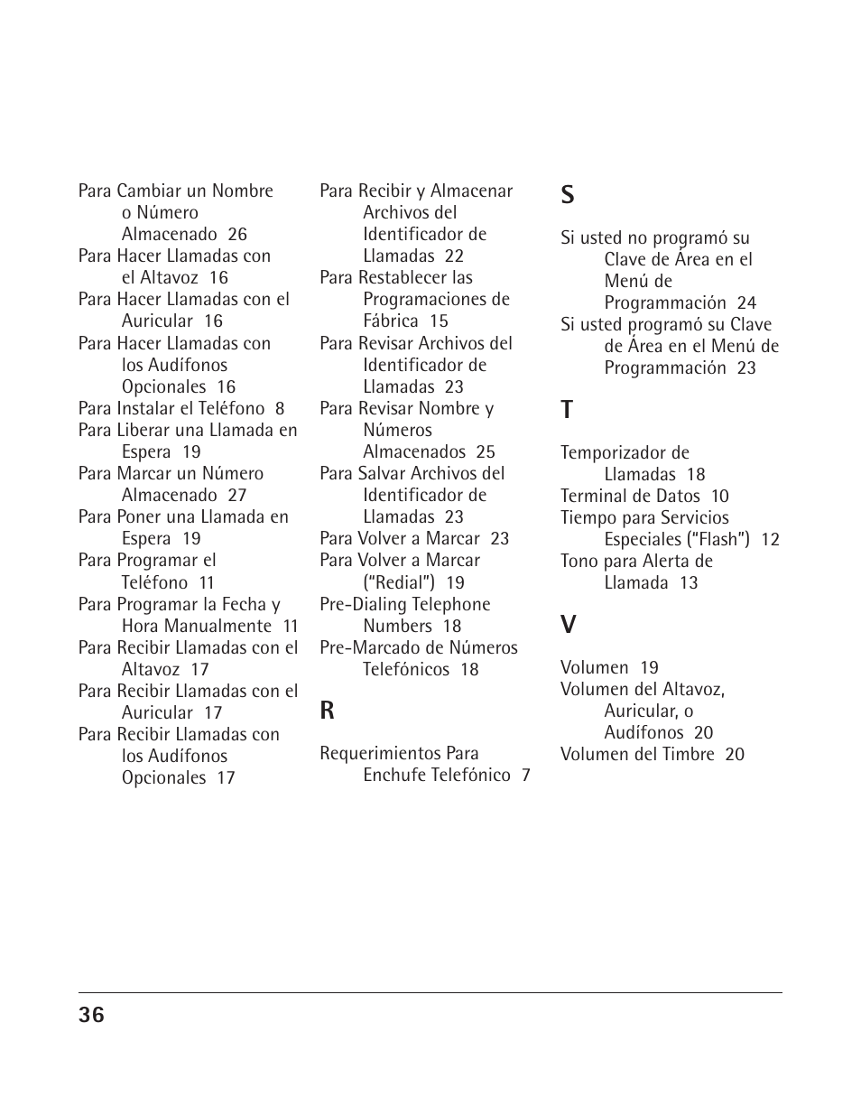 RCA TWO-LINE SPEAKERPHONE WITH CALL WAITING CALLER ID 25202 User Manual | Page 74 / 76