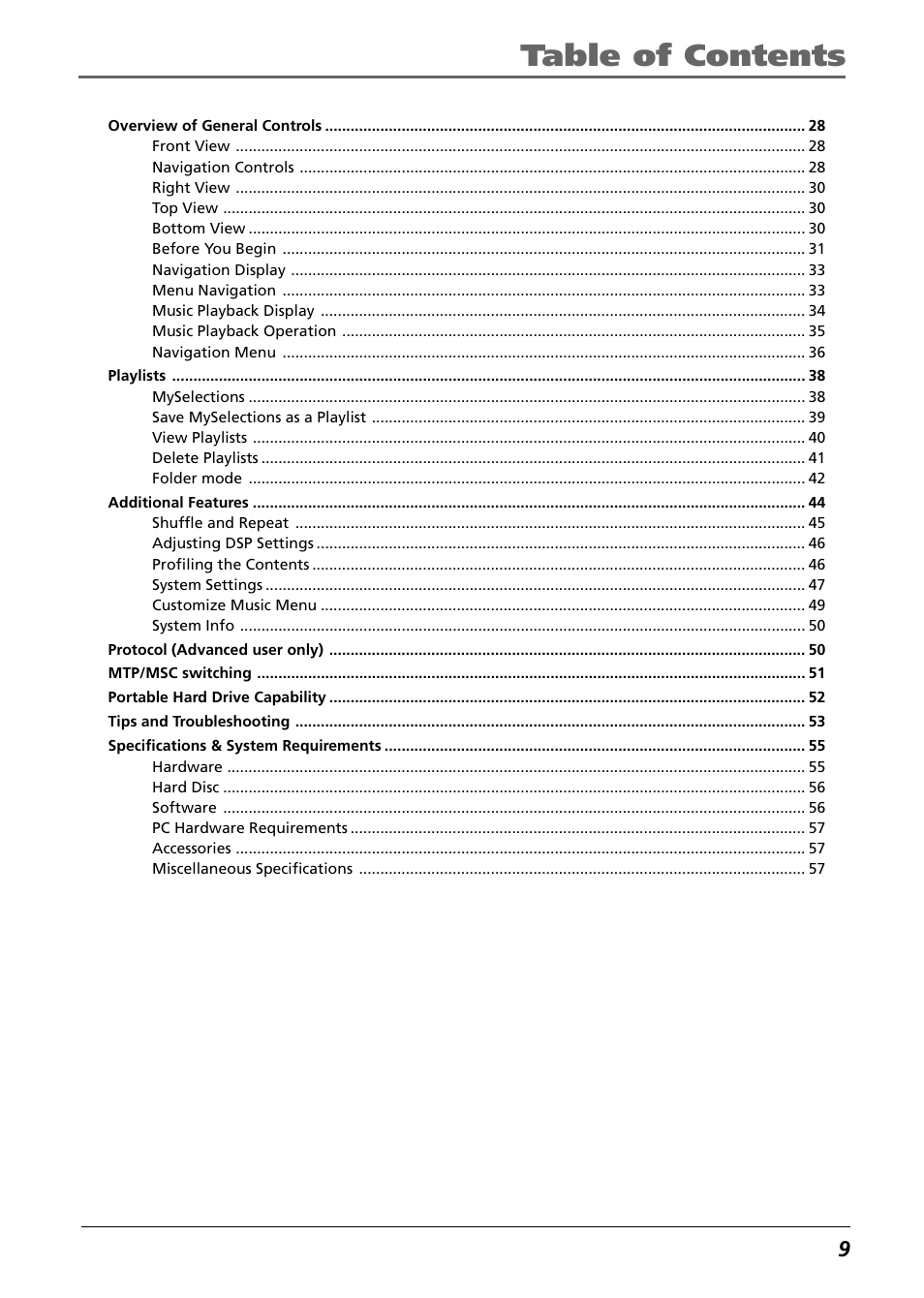 RCA Lyra PDP2811 User Manual | Page 9 / 58