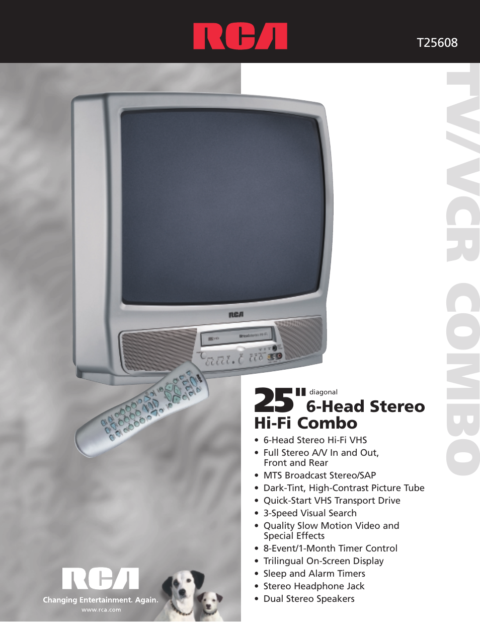 RCA T25608 User Manual | 2 pages