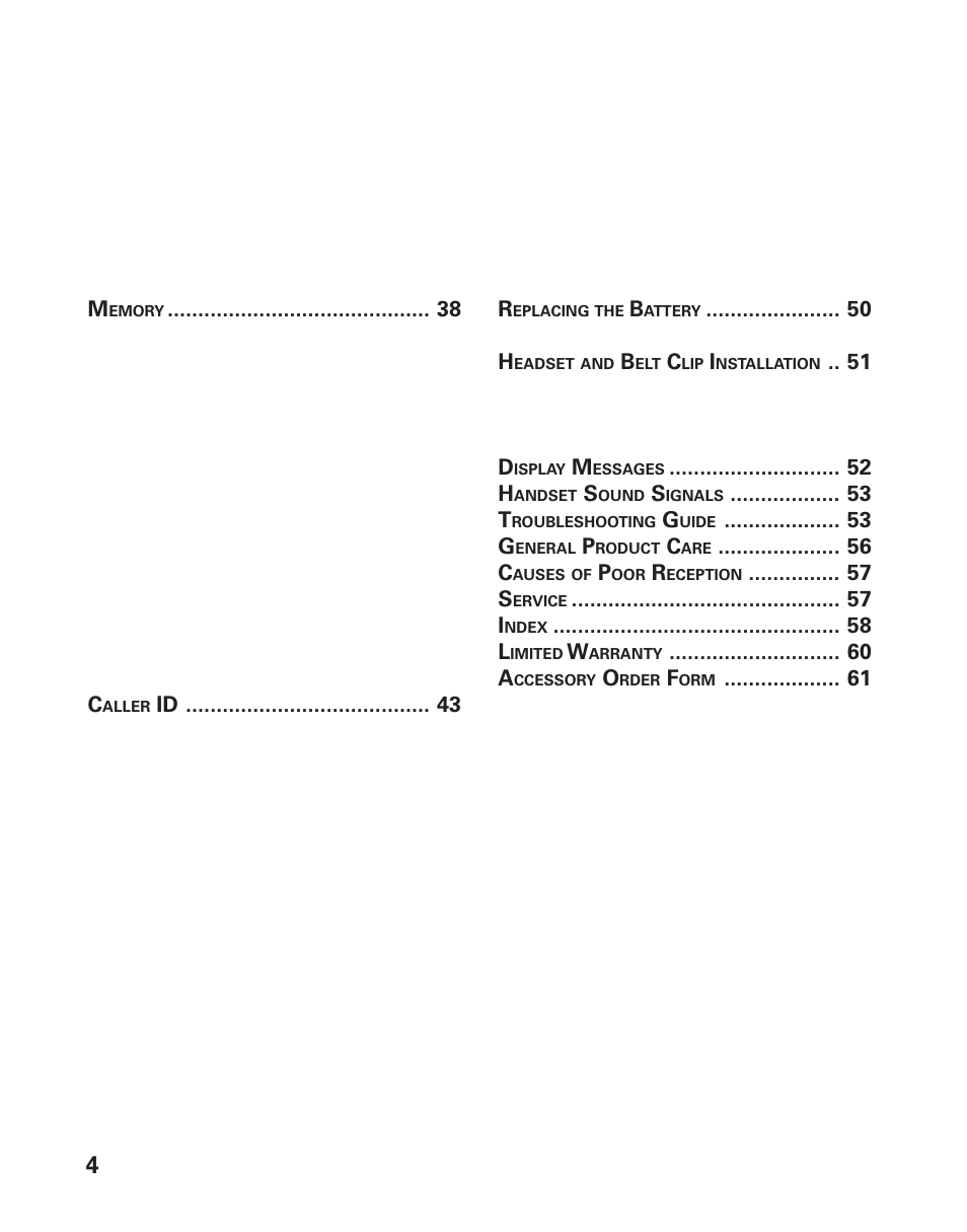 RCA Model 21011 User Manual | Page 4 / 124