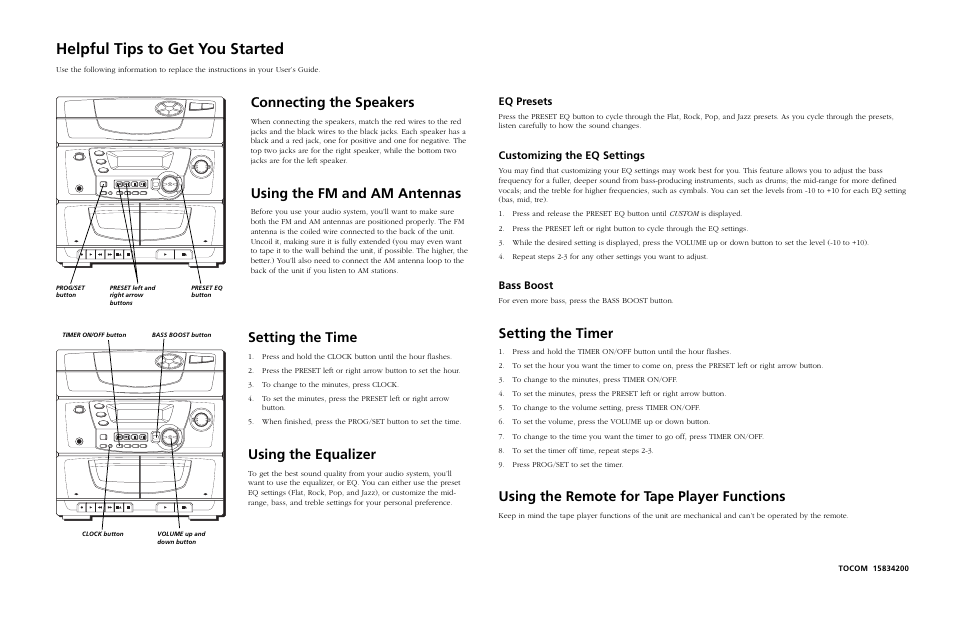 RCA RS1286B User Manual | 21 pages