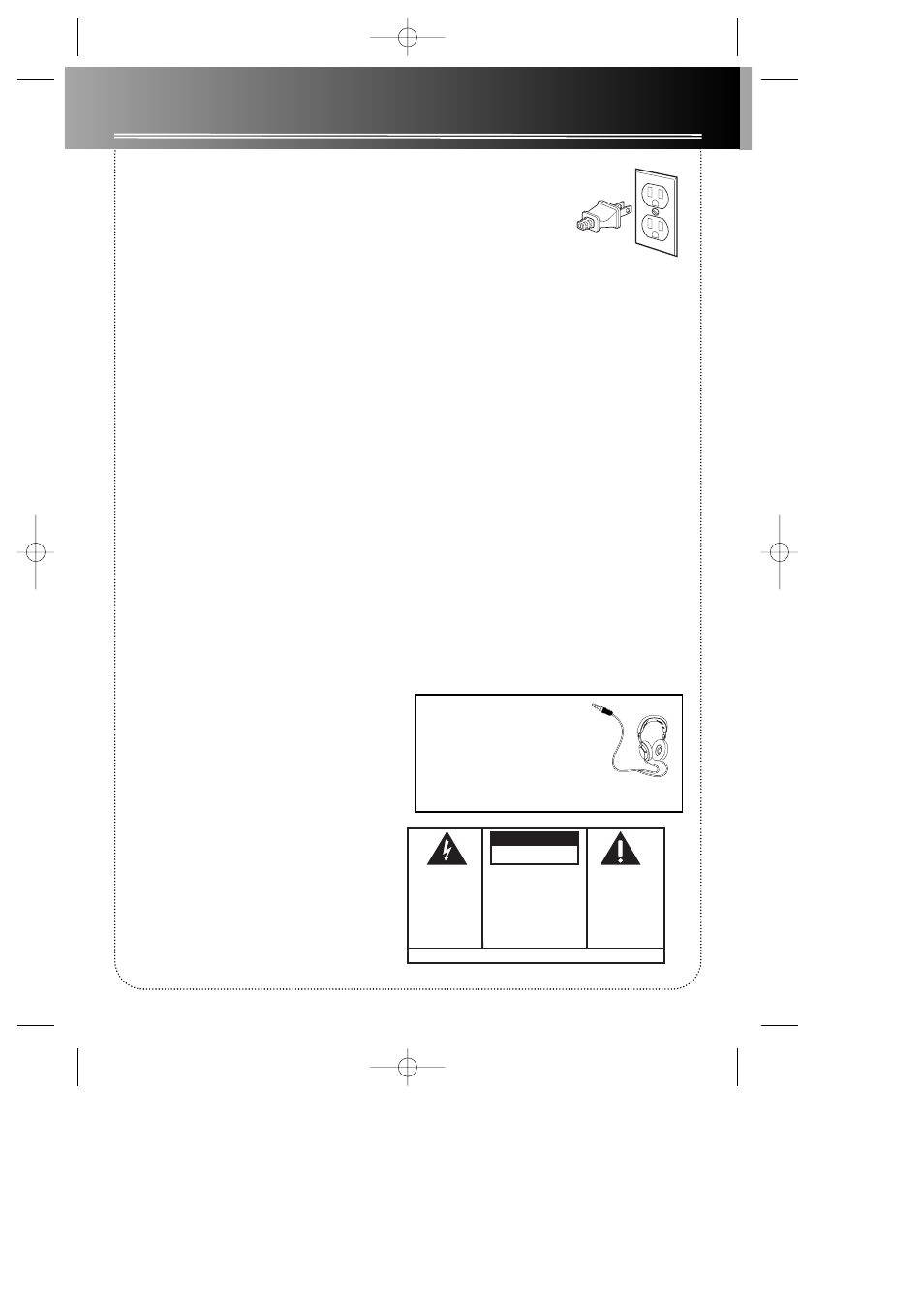 Fcc information, For your safety, For your records | Service information | RCA RS1286B User Manual | Page 6 / 21