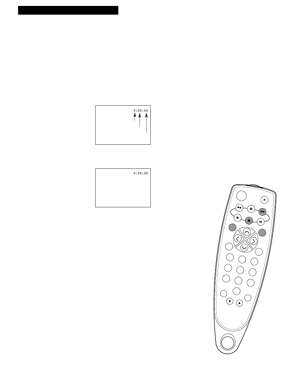 Using the playback features, Playing a tape, Time counter | RCA T13017WH User Manual | Page 15 / 32