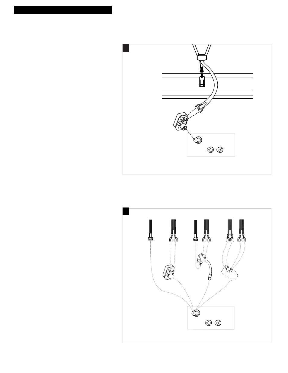 22 hooking up the tv/vcr, A. supplied antenna, B. antenna or cable system without a cable box | RCA T13017WH User Manual | Page 24 / 32