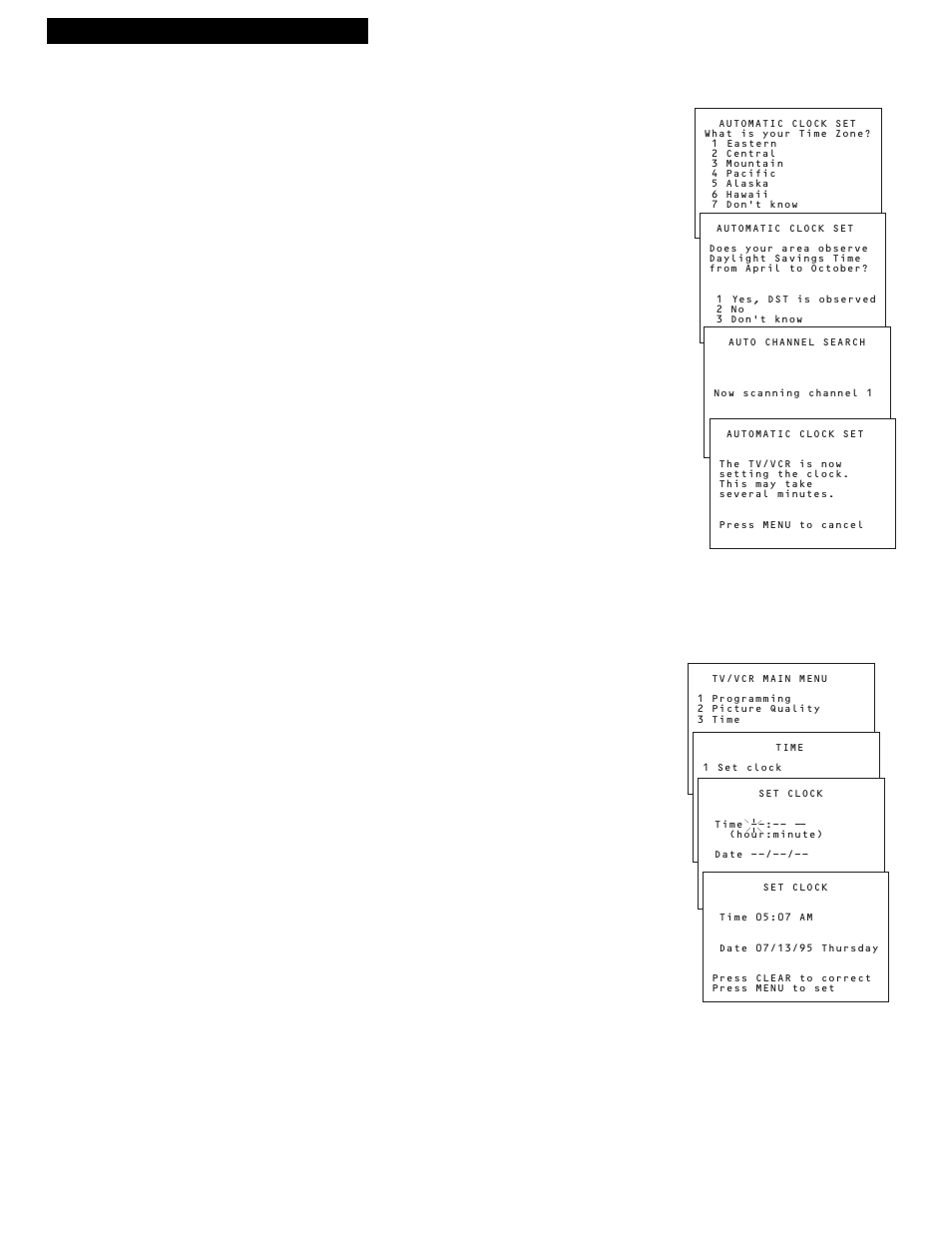 Startup, 4setting up the tv/vcr | RCA T13017WH User Manual | Page 6 / 32