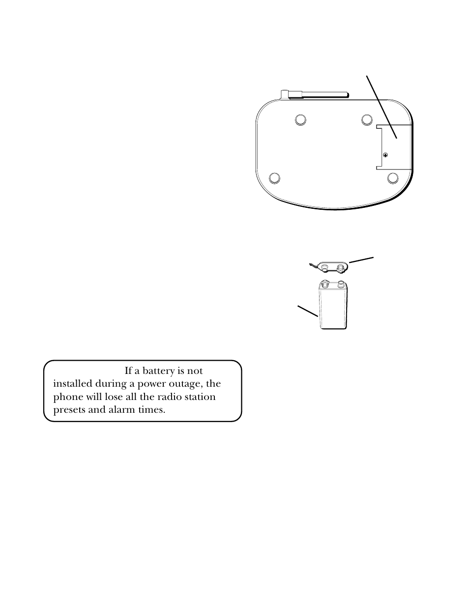 Installing the battery, Nstalling, Attery | RCA 26980/26981 User Manual | Page 6 / 64