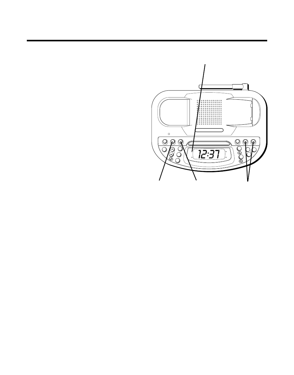 Setup, Setting the time, Adjusting the display | Etup, Etting, Djusting, Isplay | RCA 26980/26981 User Manual | Page 8 / 64