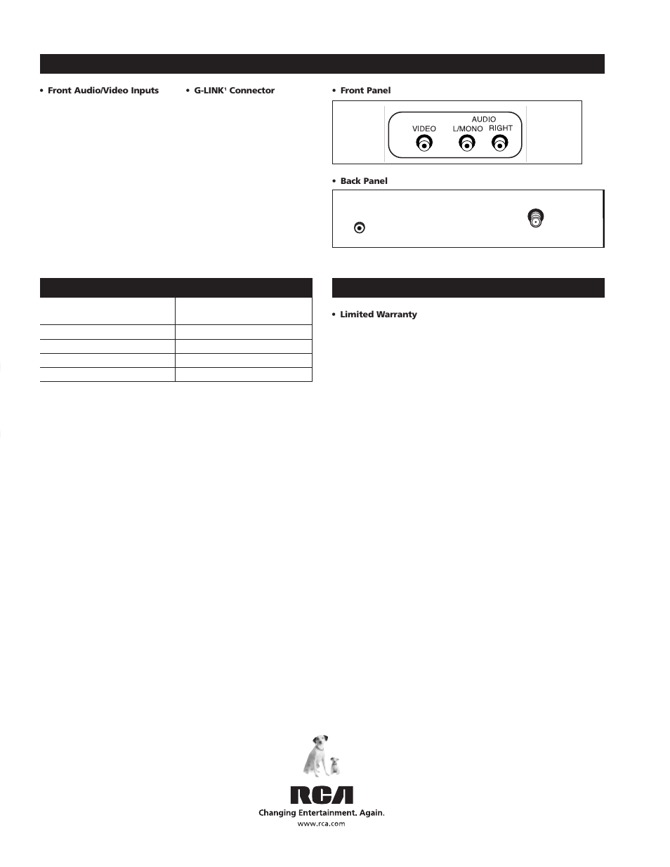 Te levi s io n | RCA F19440 User Manual | Page 4 / 4