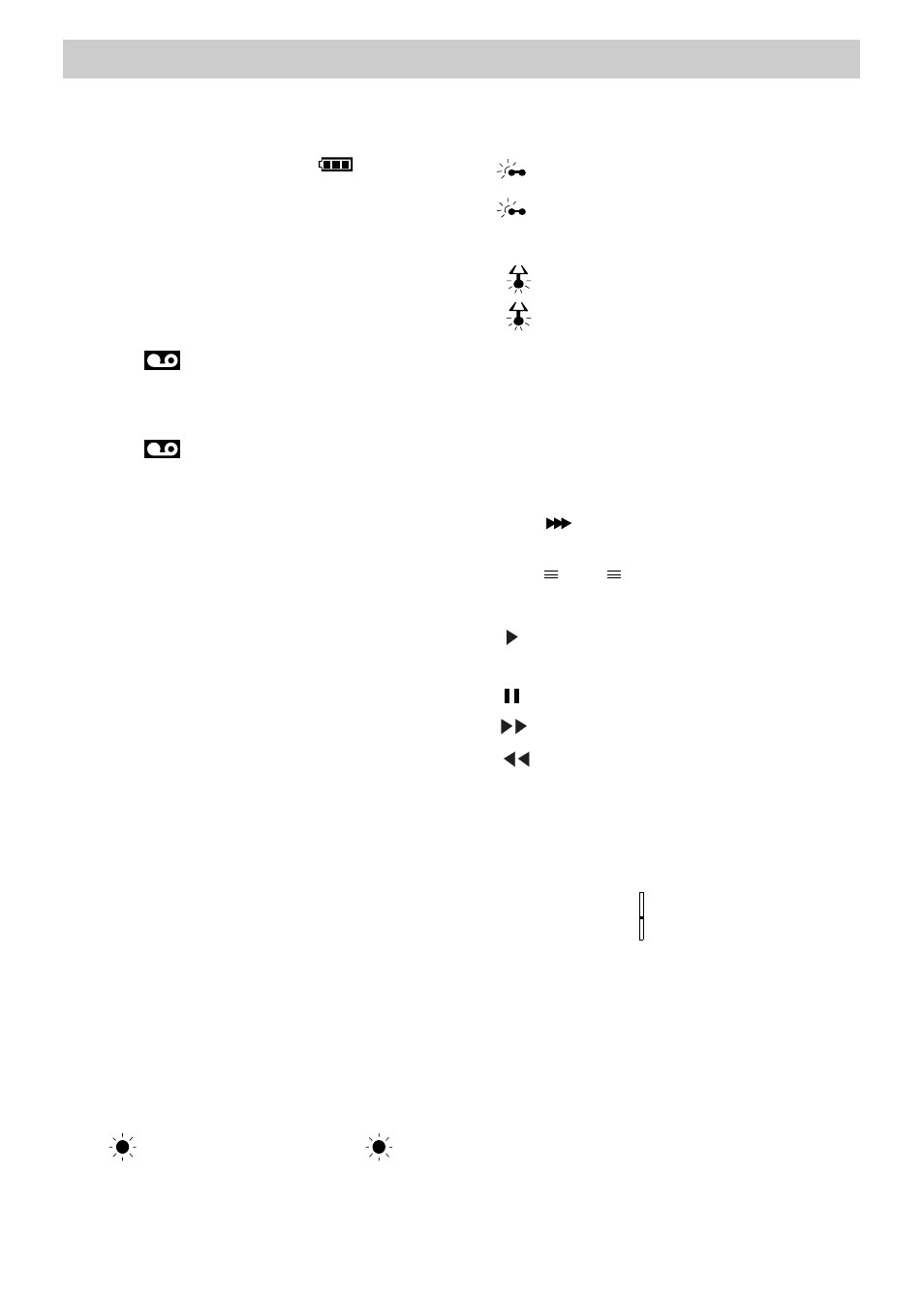 Recording, Viewfinder displays | RCA CC6151 User Manual | Page 31 / 90