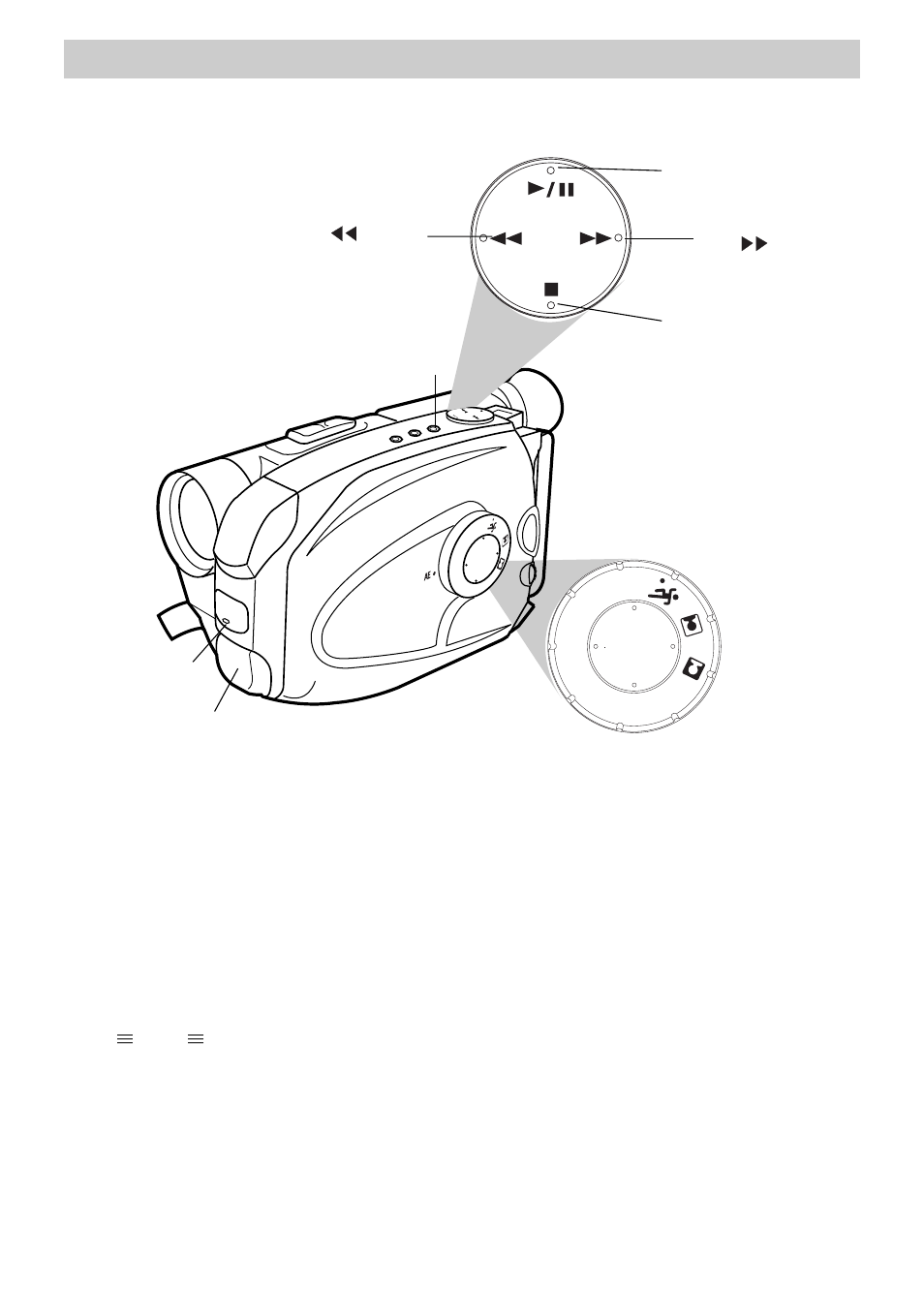 Full auto mode, Recording, Vcr button stop button quick rec button | Stop, Pl ay/pause | RCA CC6151 User Manual | Page 34 / 90