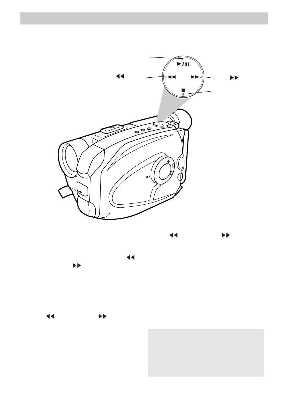 Playback features, Positioning the tape, Playback features positioning the tape | Playback, Position the tape, Visual search, Stop-action pause | RCA CC6151 User Manual | Page 61 / 90