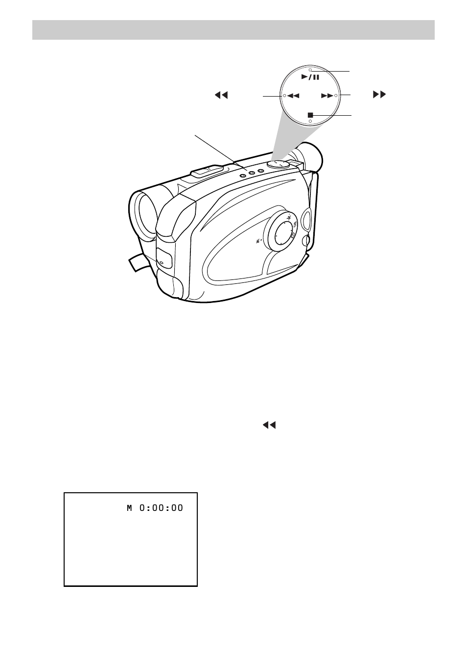Playback features (cont), Time counter, Using memory stop features | Time counter using memory stop features, Playback, Playback features, Continued ) | RCA CC6151 User Manual | Page 62 / 90