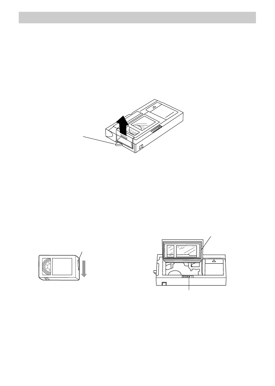Using the cassette adapter, Installing adapter battery, Inserting cassette | Installing adapter battery inserting cassette, Playback, Use the cassette adapter | RCA CC6151 User Manual | Page 63 / 90