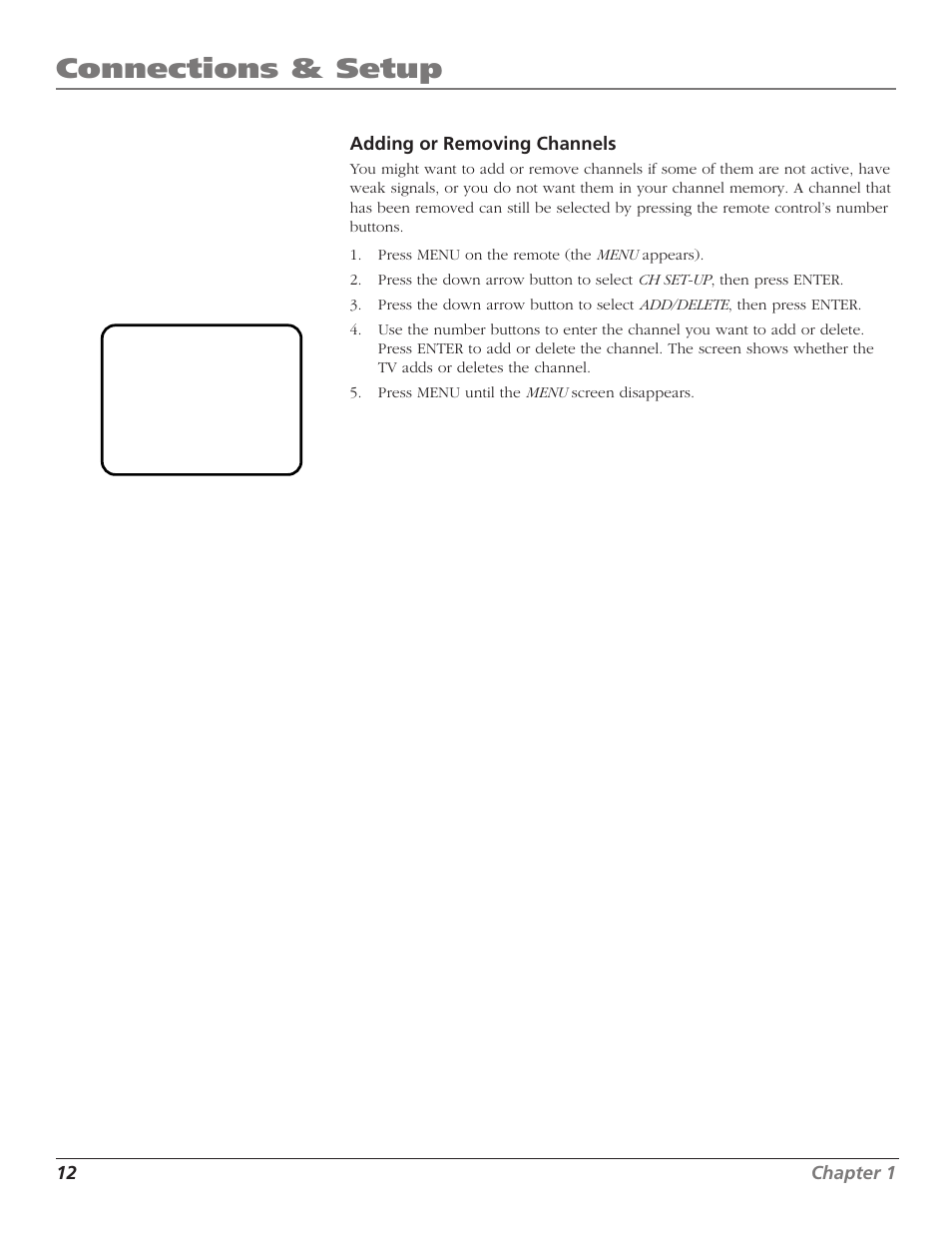 Connections & setup | RCA T25208 User Manual | Page 14 / 44