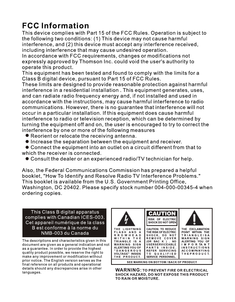 Т³гж 2 | RCA TC1201 User Manual | Page 2 / 53
