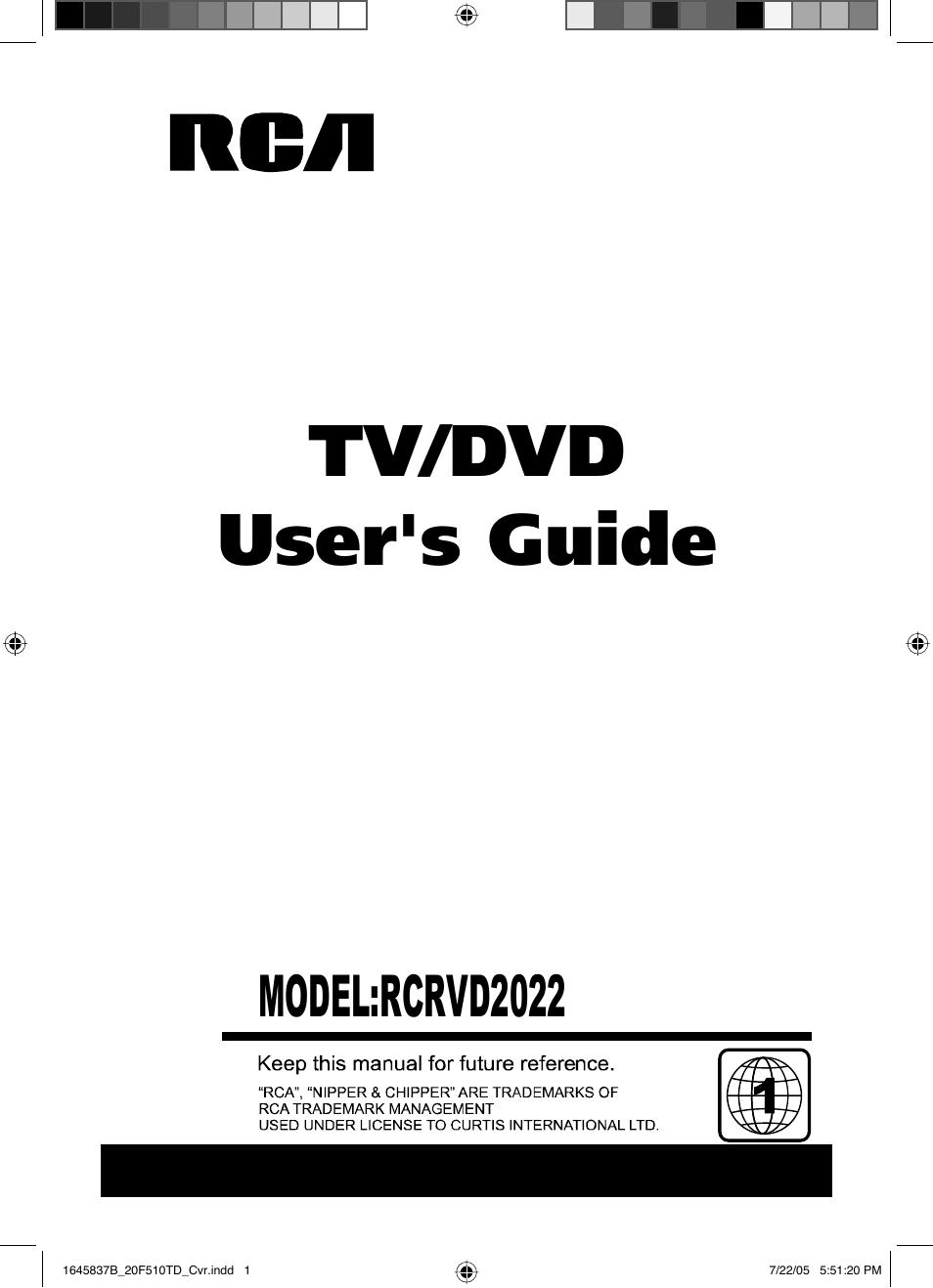 RCA RCRVD2022 User Manual | 30 pages