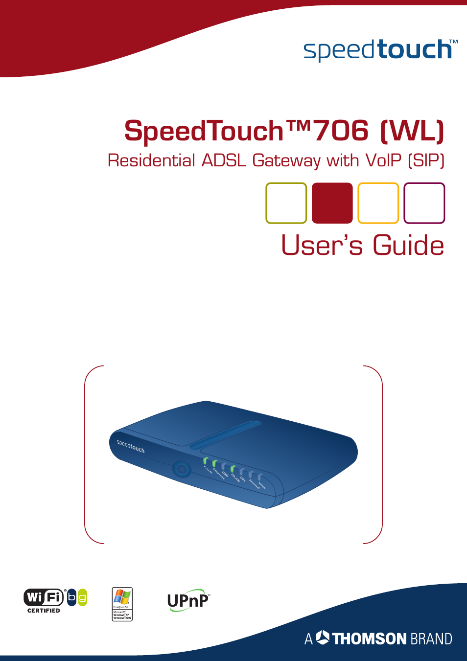 RCA SpeedTouchTM706 User Manual | 132 pages