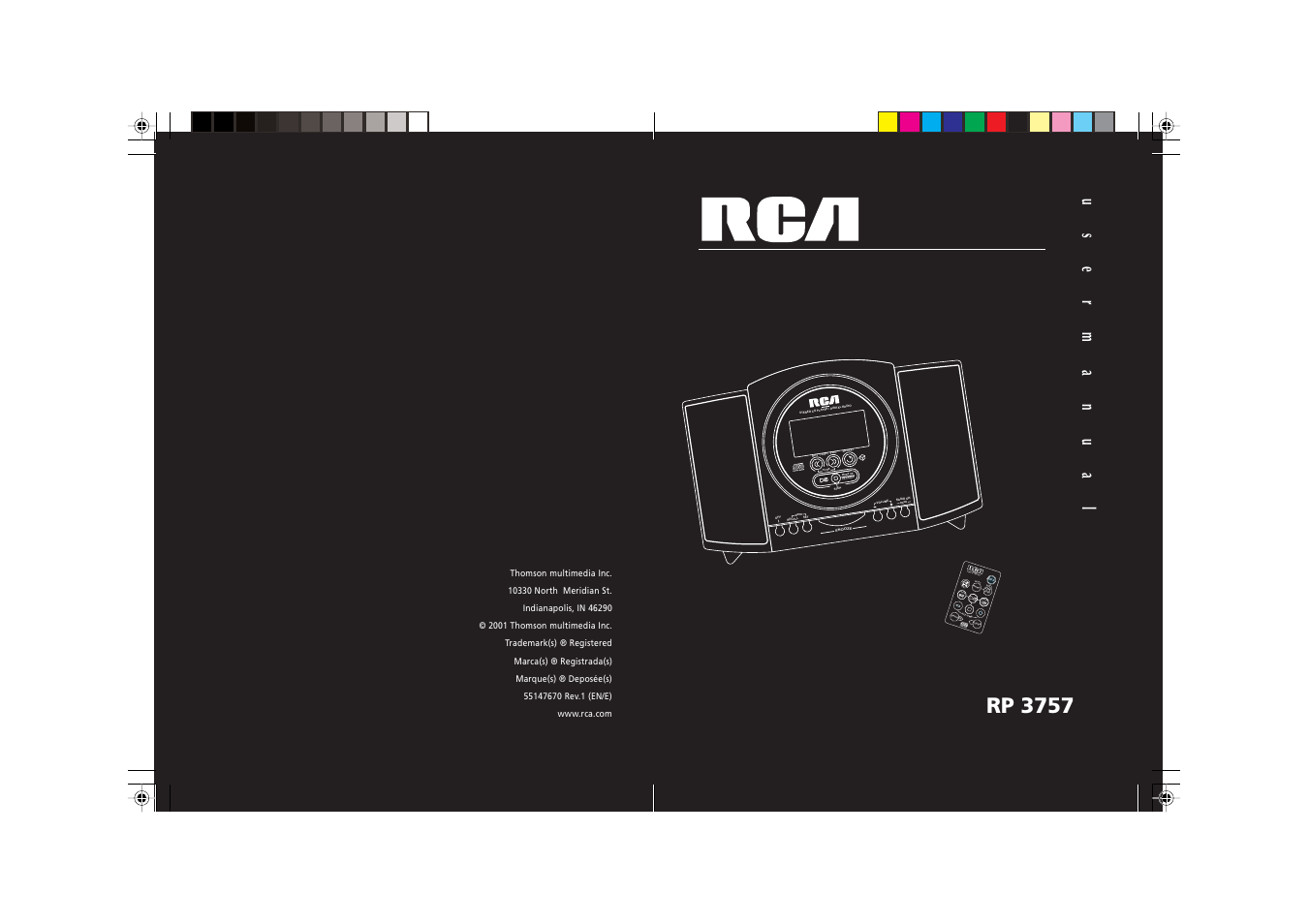 RCA RP 3757 User Manual | 9 pages