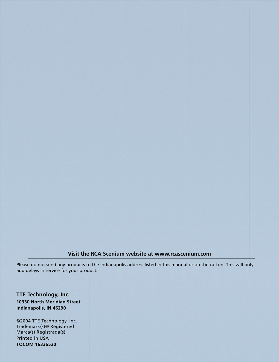 RCA DVR2080 User Manual | Page 100 / 100