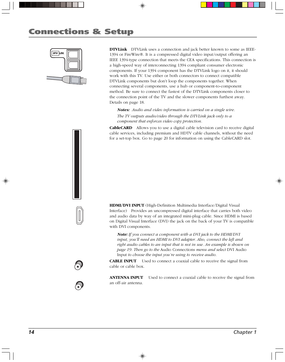 Connections & setup | RCA DVR2080 User Manual | Page 16 / 100