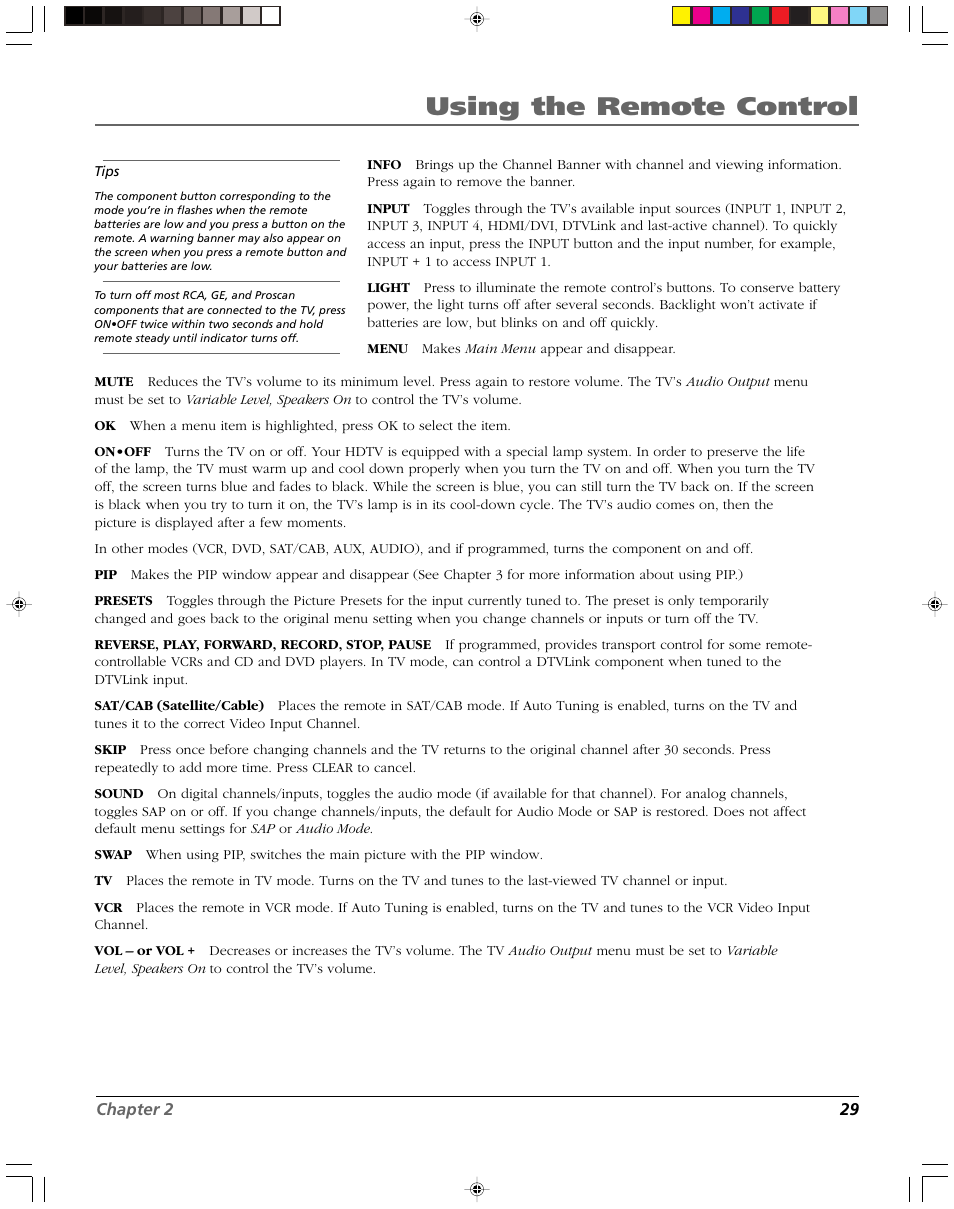 Using the remote control | RCA DVR2080 User Manual | Page 31 / 100
