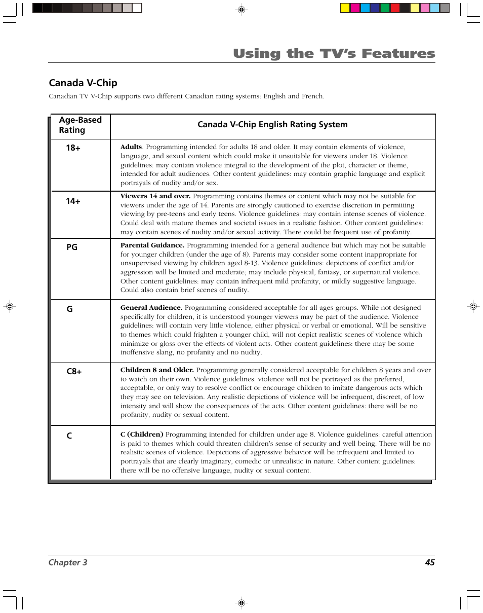 Using the tv’s features | RCA DVR2080 User Manual | Page 47 / 100