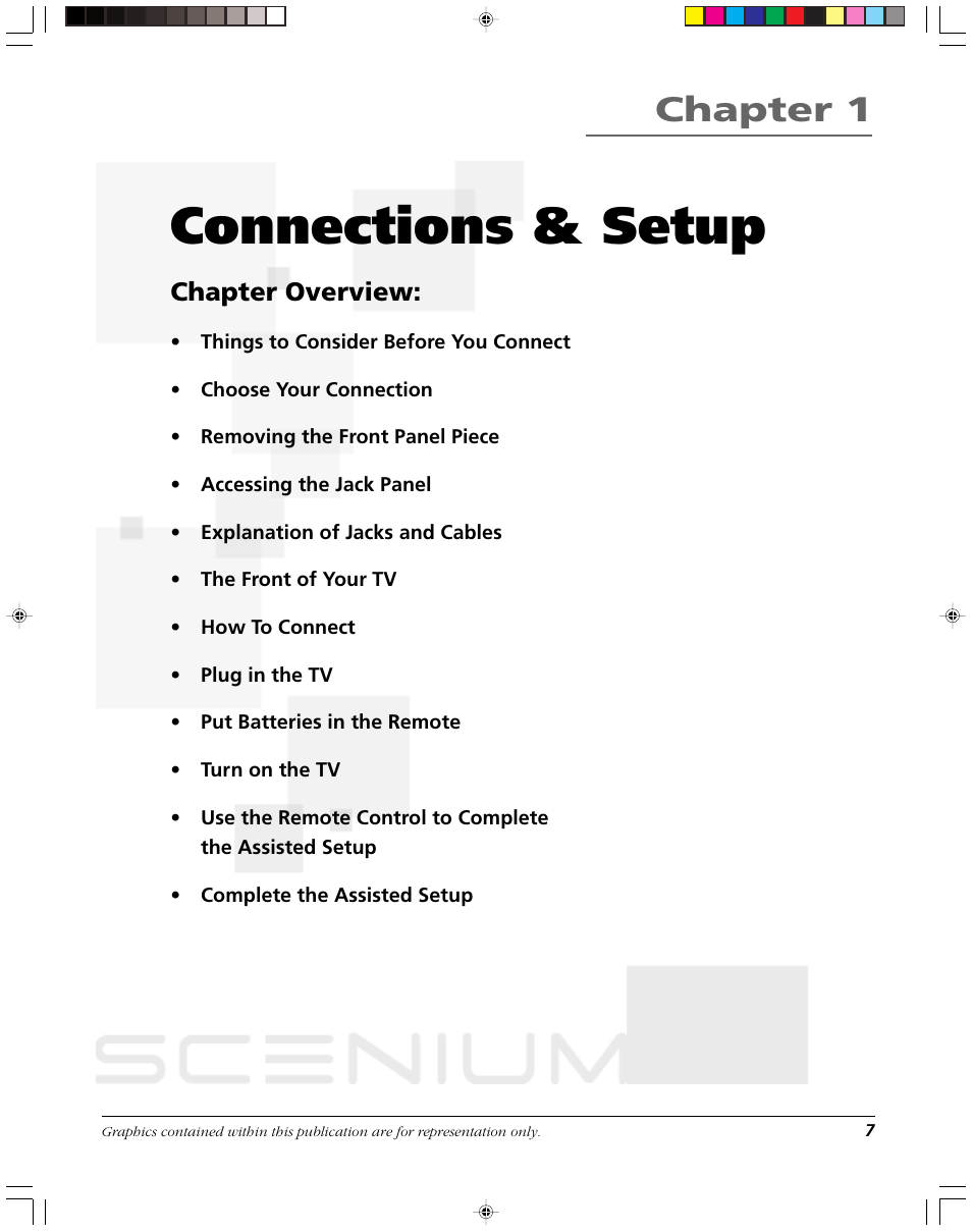 Connections & setup, Chapter 1, Chapter overview | RCA DVR2080 User Manual | Page 9 / 100