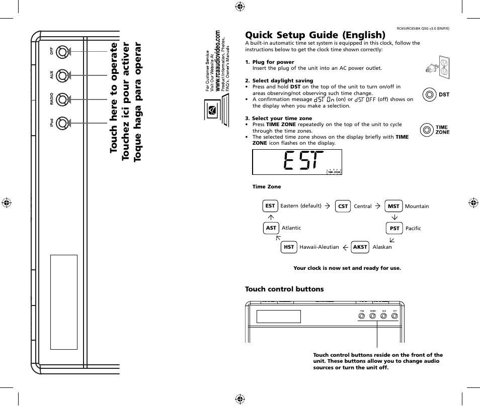 RCA RC65iBK User Manual | 2 pages