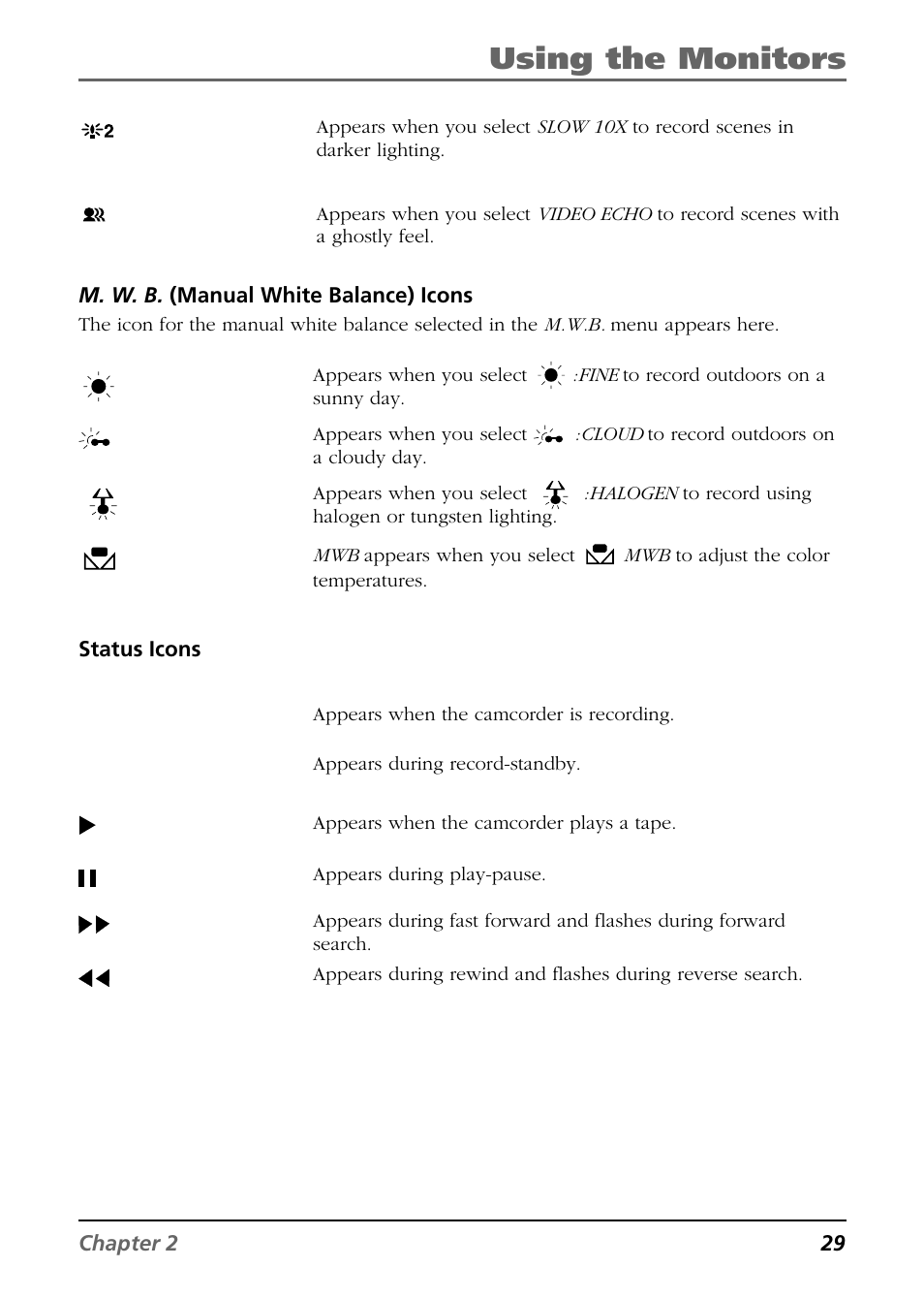 Using the monitors | RCA CC9360 User Manual | Page 31 / 108