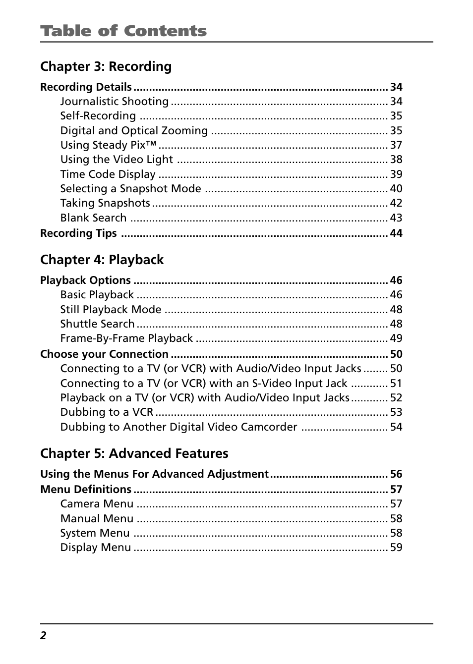 RCA CC9360 User Manual | Page 4 / 108