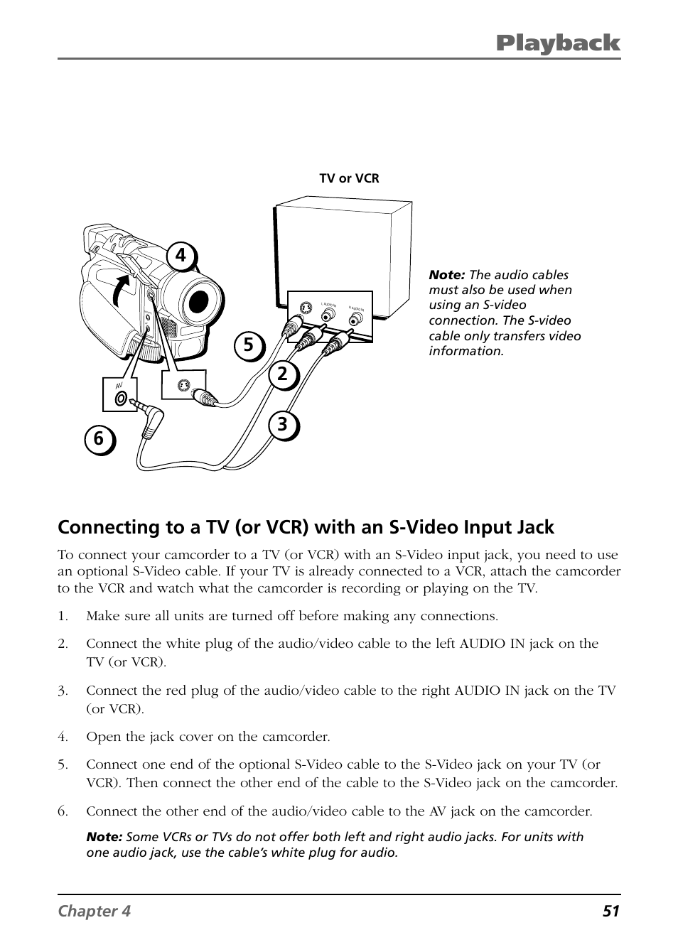 Playback, Chapter 4 51 | RCA CC9360 User Manual | Page 53 / 108
