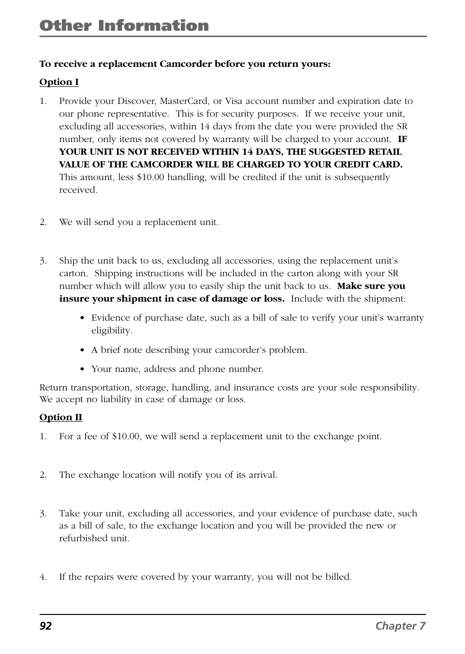 Other information | RCA CC9360 User Manual | Page 94 / 108