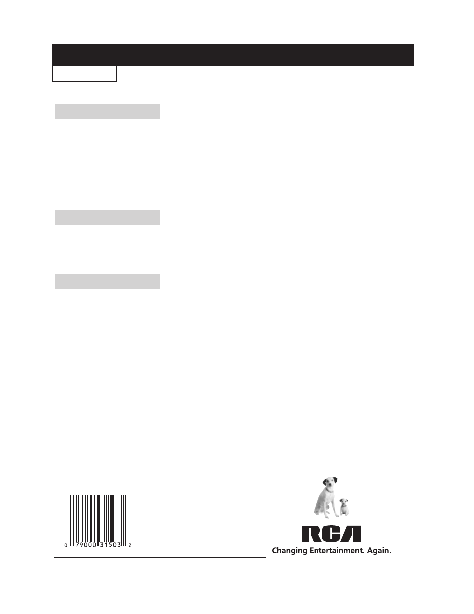 Universal, Rooftop antenna ant3050x | RCA ANT3050X User Manual | Page 2 / 2