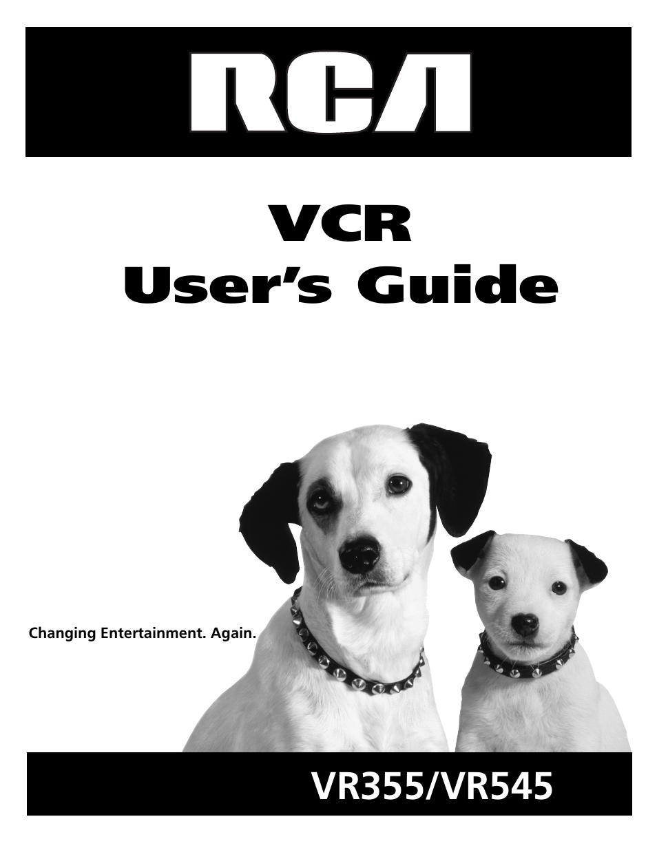 RCA VR355/VR545 User Manual | 56 pages