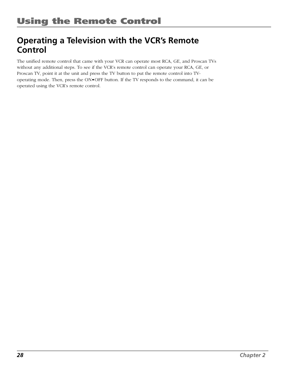 Using the remote control | RCA VR355/VR545 User Manual | Page 30 / 56