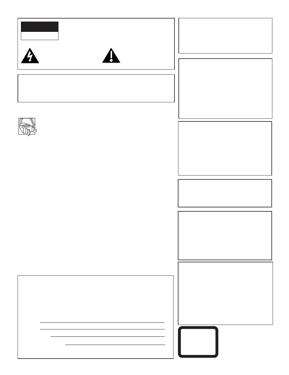 Warning, Product registration, Cautions | Caution | RCA RC5231Z User Manual | Page 2 / 96