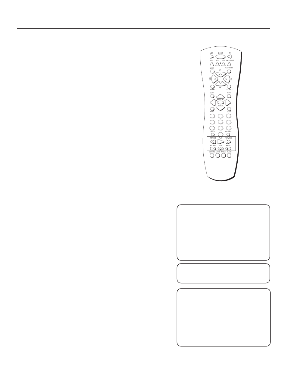 Disc playback features, Fast motion playback (picture scan), Freeze frame and frame advance | Slow motion playback (in freeze frame mode), Playing digital video discs disc playback features, Chapter advance, Slow motion backward, Playback buttons | RCA RC5231Z User Manual | Page 24 / 96