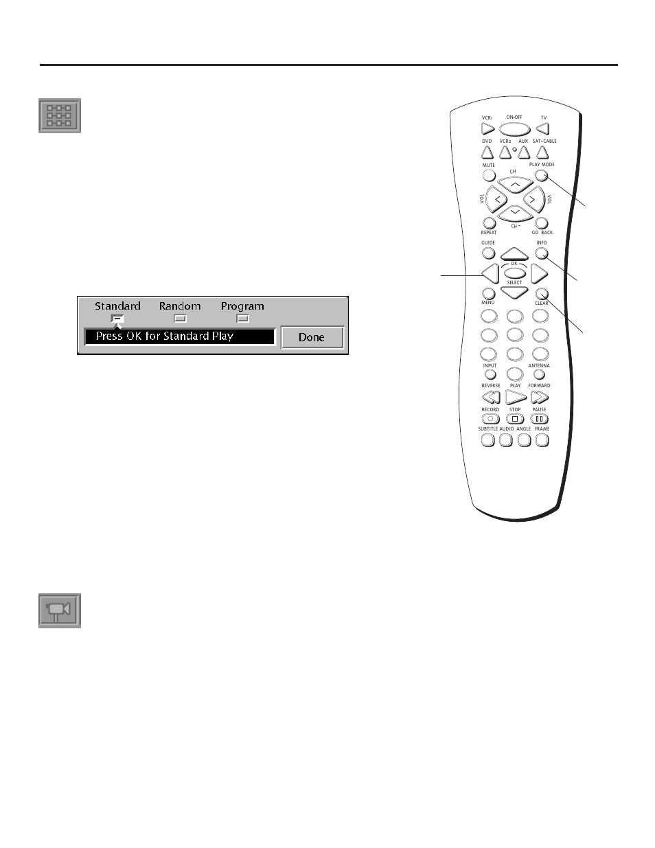 Selecting a chapter, Selecting different play modes, Playing digital video discs | Using the repeat feature | RCA RC5231Z User Manual | Page 27 / 96