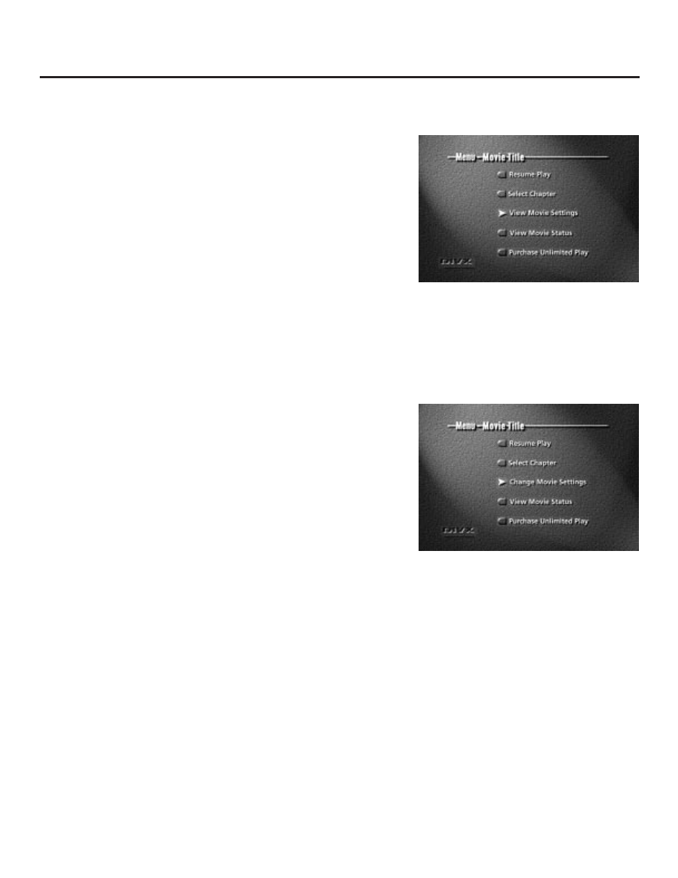 View movie settings, All about divx | RCA RC5231Z User Manual | Page 35 / 96