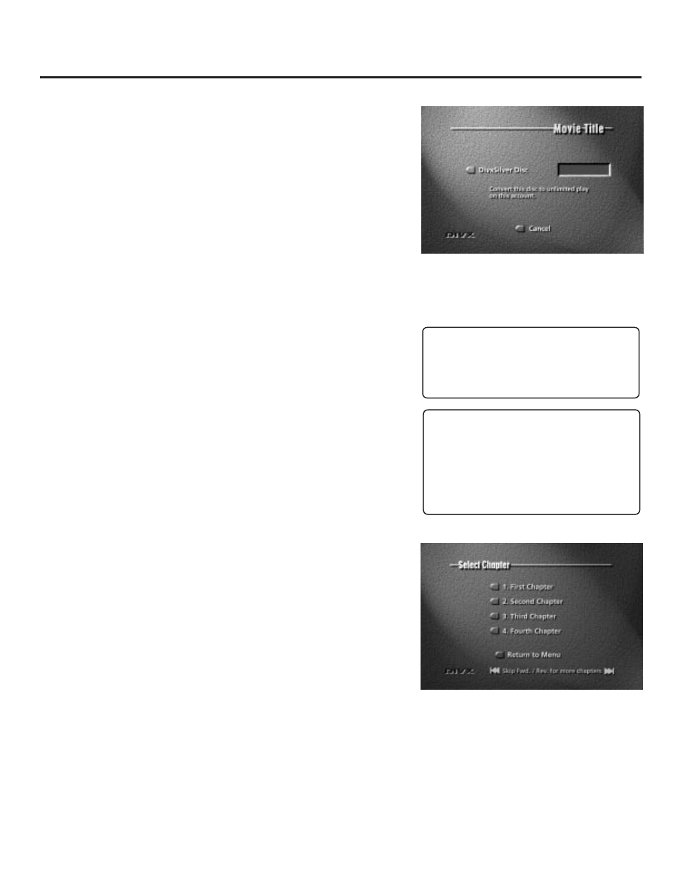 Selecting a chapter on a divx disc, All about divx | RCA RC5231Z User Manual | Page 37 / 96