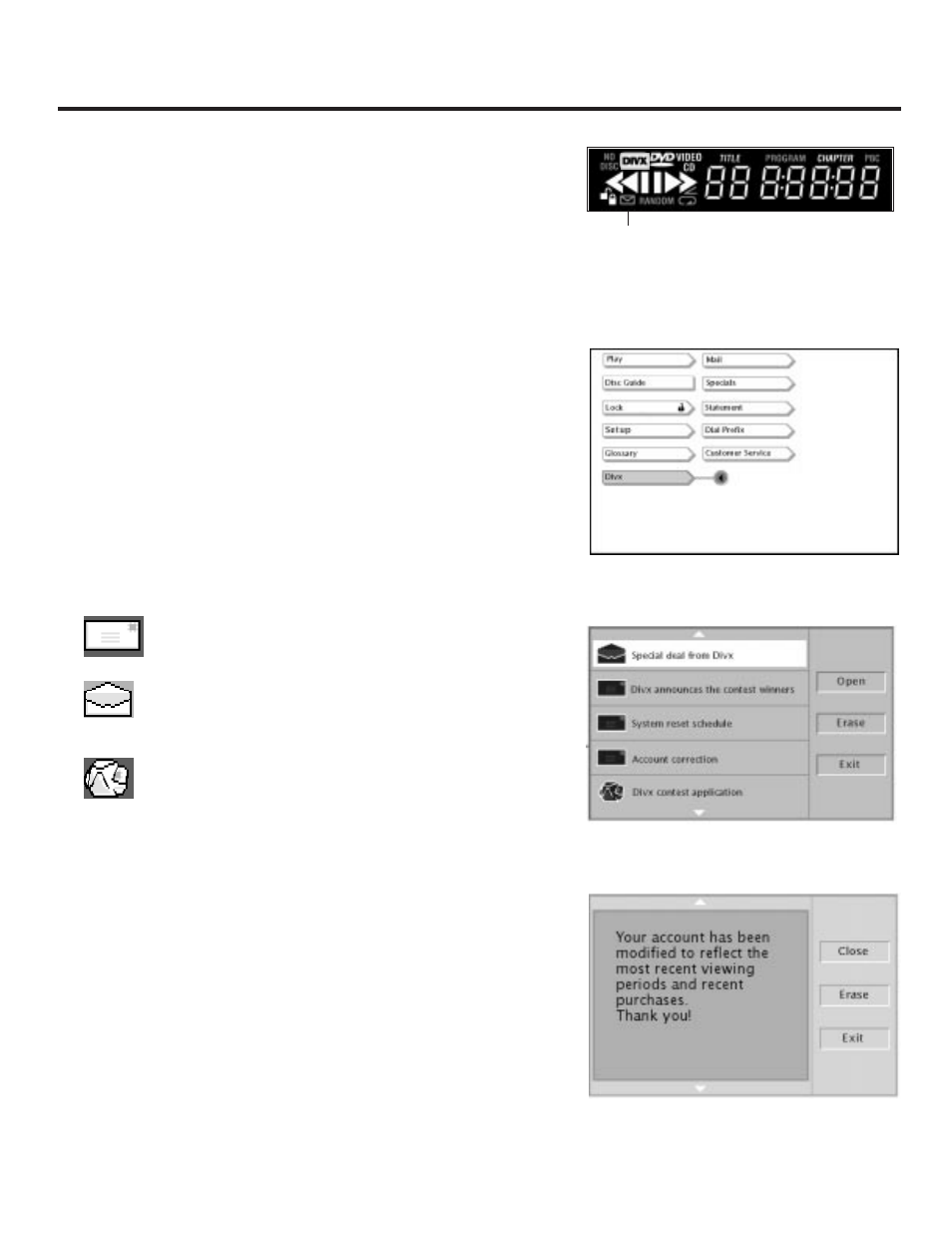 All about divx mail, How to view a divx mail message, All about divx | RCA RC5231Z User Manual | Page 38 / 96