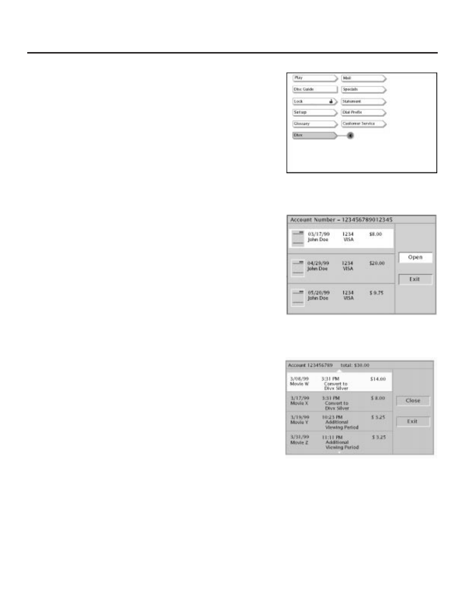 Viewing your divx statement, All about divx | RCA RC5231Z User Manual | Page 41 / 96