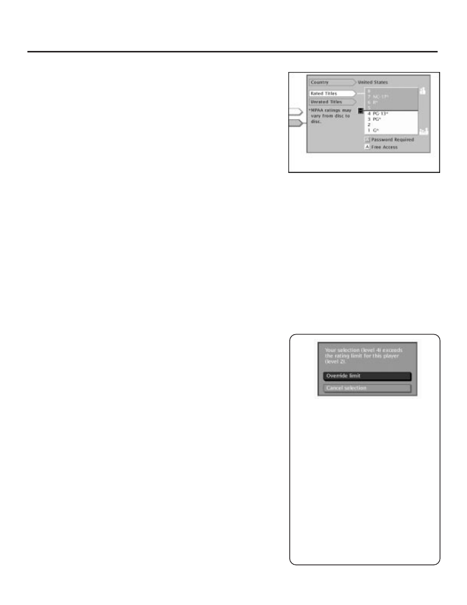 Using the features in the menu system | RCA RC5231Z User Manual | Page 55 / 96