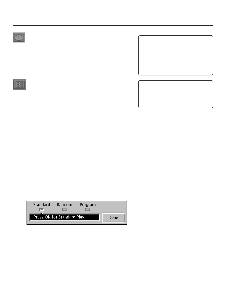 Selecting a specific track, Playing audio cds, Selecting a play mode | RCA RC5231Z User Manual | Page 68 / 96