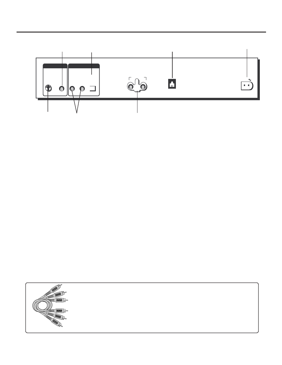 The jacks on the back of the dvd player | RCA RC5231Z User Manual | Page 8 / 96