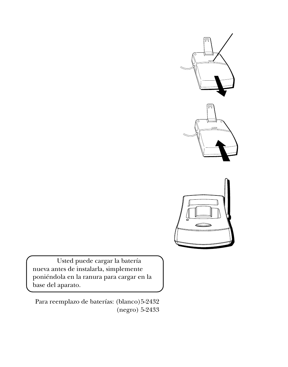 Para cambiar la batería, Ambiar, Atería | RCA 26970 User Manual | Page 54 / 64