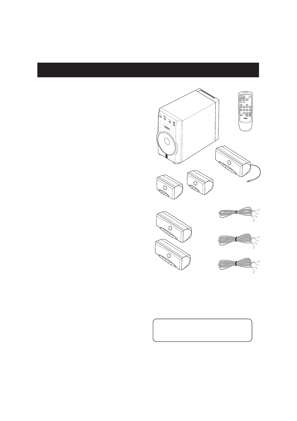First things first, Unpack the system, Check for moisture | Choose a location | RCA RP-9990 User Manual | Page 4 / 14